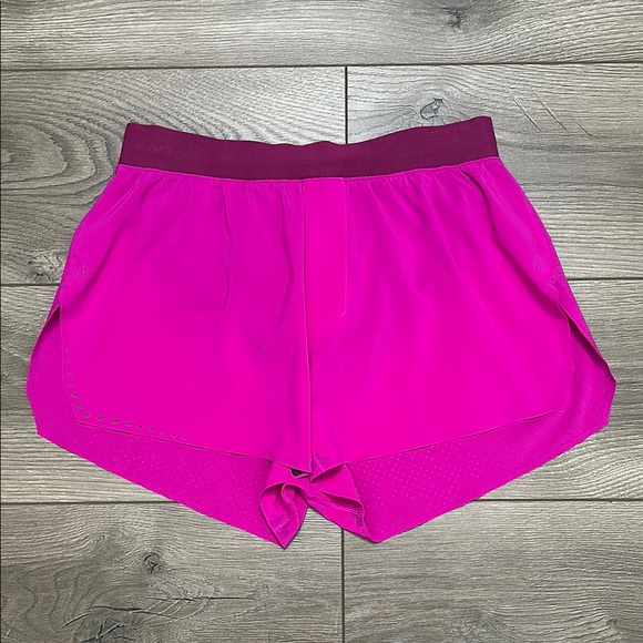 Lululemon Fast and Free Reflective 3” Lined Running‎ Shorts Pink Size Small - Picture 1 of 12